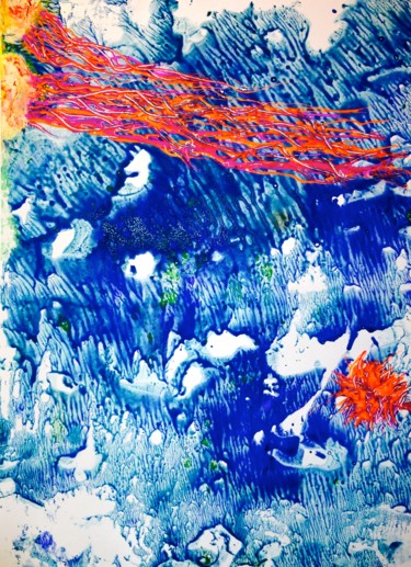Pintura titulada "Tears of sea_Lagrim…" por Decolorado, Obra de arte original, Otro