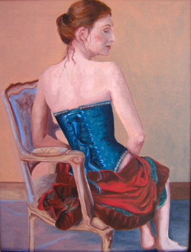 Pittura intitolato "Il segreto di Marina" da Artepignato, Opera d'arte originale, Olio