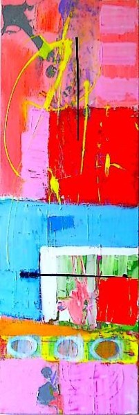 Peinture intitulée "peinture 119" par Didou, Œuvre d'art originale, Huile