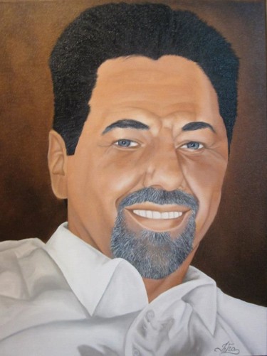 Peinture intitulée "Eddy" par Isha, Œuvre d'art originale, Huile