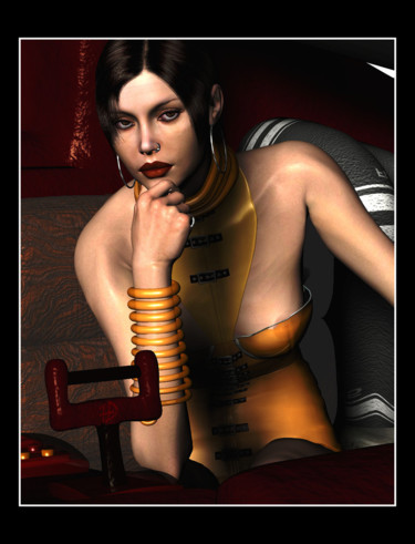Digital Arts titled "Le doute" by Henri Dubuc, Original Artwork, 3D Modeling