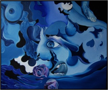 Peinture intitulée "Douceur" par Patrice Bailly (stan), Œuvre d'art originale, Huile