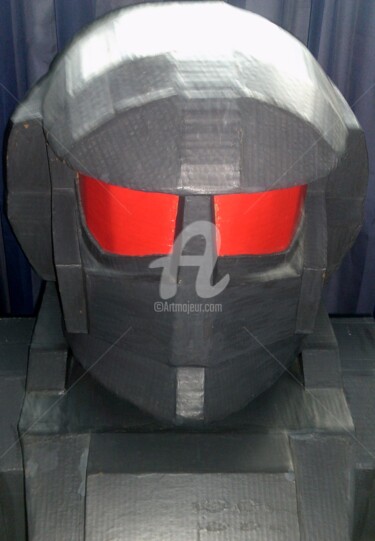 Sculpture titled "Robot" by Joseph A. Burgos Jr., Original Artwork, Aluminium