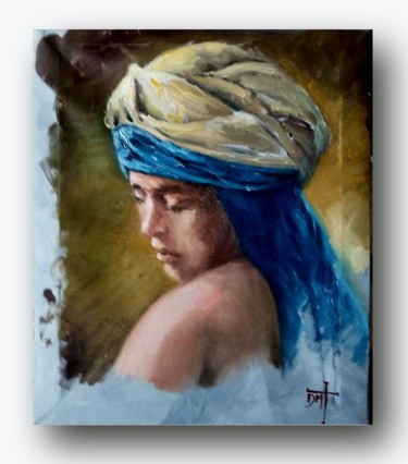 Peinture intitulée "balkis-queen-of-she…" par Emilio Paintings, Œuvre d'art originale, Huile