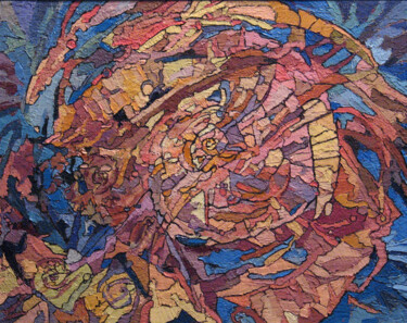 Painting titled "Shrimp Soup" by Sergey Sovkov, Original Artwork, Oil