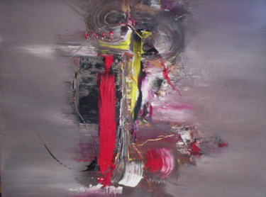 Peinture intitulée "limite.jpg" par Jocelyne Iché, Œuvre d'art originale, Acrylique