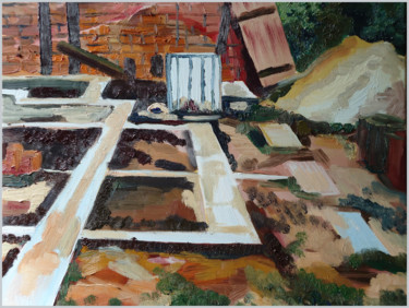 Peinture intitulée "Le fondement de la…" par Agnieszka Rozek, Œuvre d'art originale, Huile