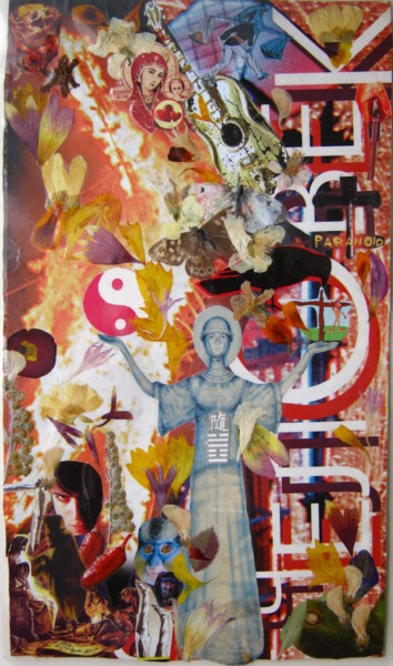 Collages intitulée "human" par Phil Colisov, Œuvre d'art originale