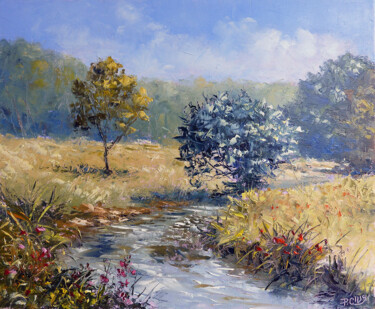 Peinture intitulée "le rognon a la crete" par Pascal Clus, Œuvre d'art originale, Huile