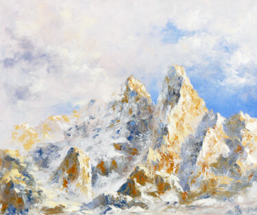 Peinture intitulée "les drus" par Pascal Clus, Œuvre d'art originale, Huile