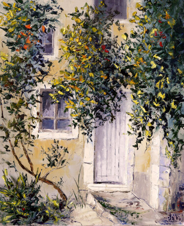 Peinture intitulée "mont l etroit" par Pascal Clus, Œuvre d'art originale, Huile