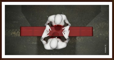 Digital Arts titled "uniti e divisi" by Antonio Rafanelli, Original Artwork, 3D Modeling