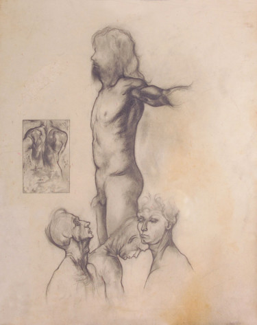 Dessin intitulée "les-impies.jpg" par Pascal Piro, Œuvre d'art originale, Crayon