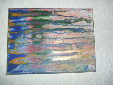 Painting titled "moon light" by Irene Nolan (Visions), Original Artwork, Acrylic