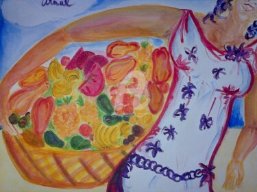 Peinture intitulée "tropical-20140908.j…" par Lm Arnal, Œuvre d'art originale