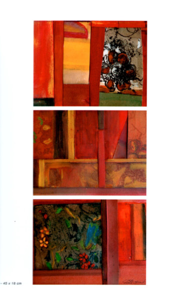 Peinture intitulée "peinture-gravure.jpg" par Clo Lecouturier, Œuvre d'art originale