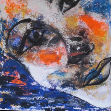 Schilderij getiteld "Impression colorée" door Eduarda Almeida, Origineel Kunstwerk, Acryl