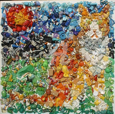Marx "il gatto rosso" Artigianato intitolato "Marx "il gatto ross…" da Cosimo Amedeo Eliodoro, Opera d'arte originale