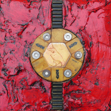 Peinture intitulée "art-industrial-birt…" par Tapiezo, Œuvre d'art originale, Autre