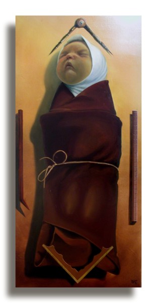 Peinture intitulée "finding-of-moses-50…" par Emilio Paintings, Œuvre d'art originale, Huile