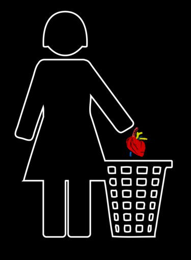 Digital Arts titled "nina-corazon.jpg" by Ximena Santillana, Original Artwork