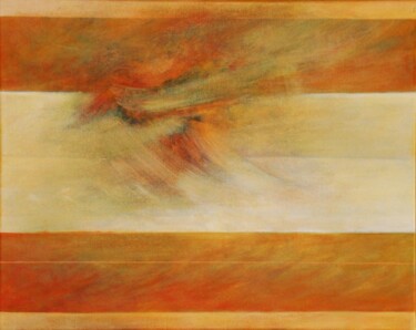 Peinture intitulée "Entre-les-lignes Ro…" par Michèle Radix, Œuvre d'art originale, Acrylique