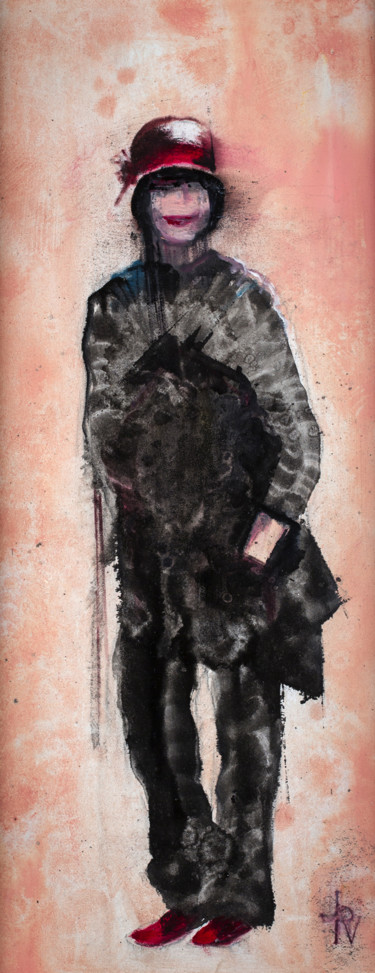 Peinture intitulée "SUPER DALVA.jpg" par Jean-Philippe Vallon, Œuvre d'art originale, Huile