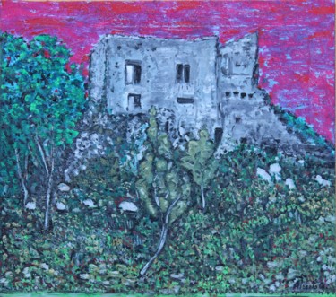 rudere-2 Pittura intitolato "rudere-2" da Alberto C., Opera d'arte originale, Olio