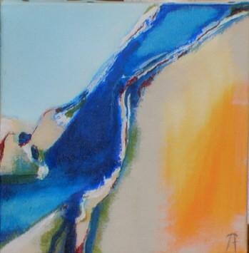 Peinture intitulée "serie mediterranee…" par France Turbang, Œuvre d'art originale, Huile