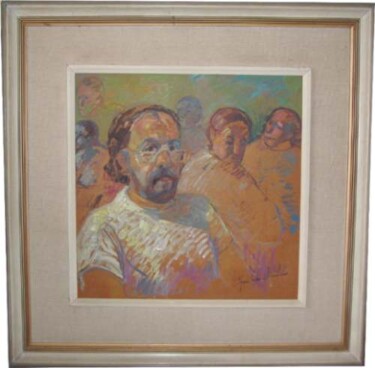 Pintura intitulada "0002 - Autorretrato…" por Luiz Carlos De Andrade Lima, Obras de arte originais, Óleo