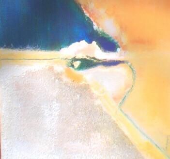 Peinture intitulée "serie mediterranee…" par France Turbang, Œuvre d'art originale, Huile