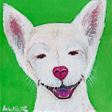 Painting titled "Tickle Me" by Ania M Milo, Original Artwork, Acrylic