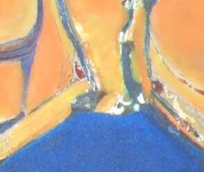 Peinture intitulée "serie mediterranee…" par France Turbang, Œuvre d'art originale, Huile