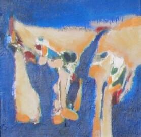 Peinture intitulée "serie mediterranee…" par France Turbang, Œuvre d'art originale, Huile