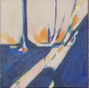 Peinture intitulée "serie mediterranee…" par France Turbang, Œuvre d'art originale, Huile
