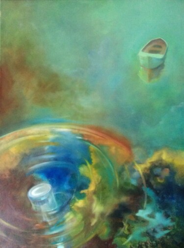 Peinture intitulée "L'ESPERANCE" par Catherine Chesneau, Œuvre d'art originale