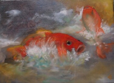 Peinture intitulée "COY and Co" par Catherine Chesneau, Œuvre d'art originale