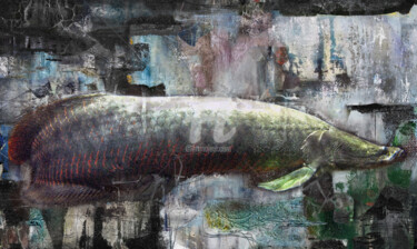 数字艺术 标题为“arapaima” 由Sobreira Airton, 原创艺术品, 数字油画