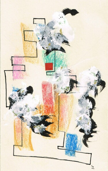 Peinture intitulée "Catharsis divine (u…" par Serge Chamchinov, Œuvre d'art originale, Tempera