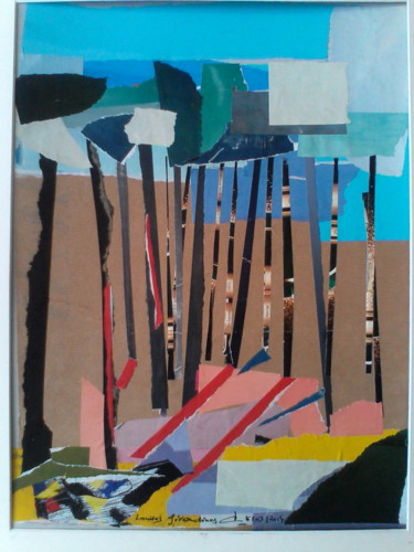 Peinture intitulée "Landes" par Martin Jobert, Œuvre d'art originale