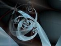 Digitale Kunst getiteld "bluebrown" door Vicky Brago-Mitchell, Origineel Kunstwerk