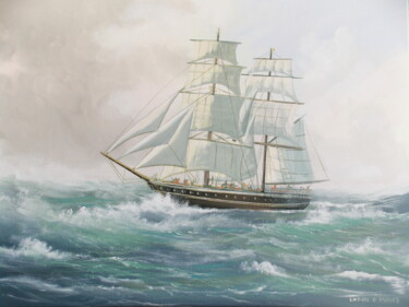 绘画 标题为“atlantic seas” 由Cathal O Malley, 原创艺术品, 丙烯