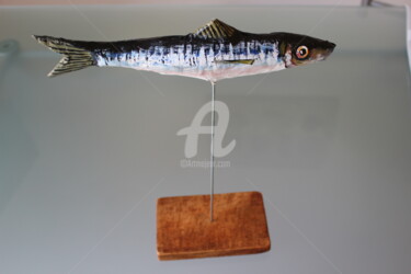 Peinture intitulée "Sardine" par Philippe Coeurdevey, Œuvre d'art originale, Acrylique