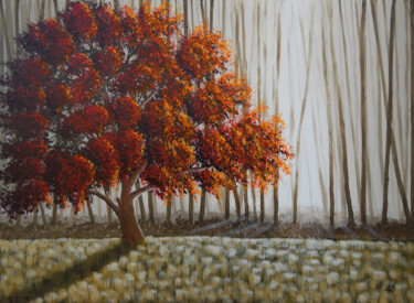 mélancolie.jpg Painting titled "mélancolie.jpg" by Bruno Lemasson, Original Artwork, Acrylic