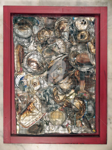 Sculpture intitulée "CONSERVES" par Jean-Marc Philippe (Jimpy), Œuvre d'art originale
