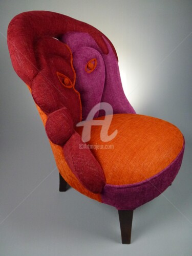 Design intitulée "AMOUR" par Nadege Frouin Brackez (NFB), Œuvre d'art originale