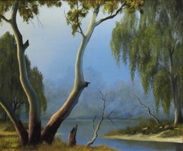 WILLOW CREEK Painting titled "WILLOW CREEK" by John Cocoris, Original Artwork, Oil