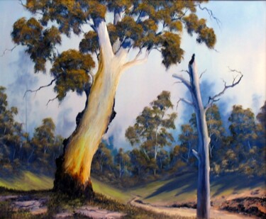 under-the-gumtree.jpg Painting titled "under-the-gumtree.j…" by John Cocoris, Original Artwork