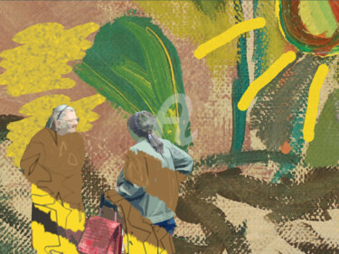 Arts numériques intitulée "Oldness Fauve" par Nicu Ilie, Œuvre d'art originale, Peinture numérique