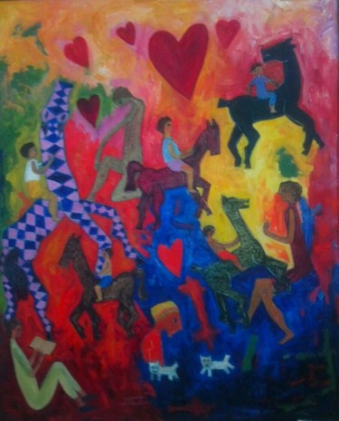 Pintura titulada "img-20141006-wa0008…" por Sandra Martinez, Obra de arte original